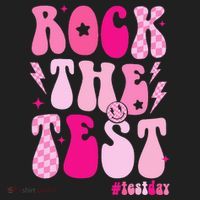 Rock The Test Testing Day Retro Motivational Tumbler thumb 3