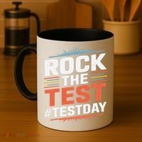 Rock The Test Outfit For Students And Teachers On Exam Day Coffee Mug thumb 4