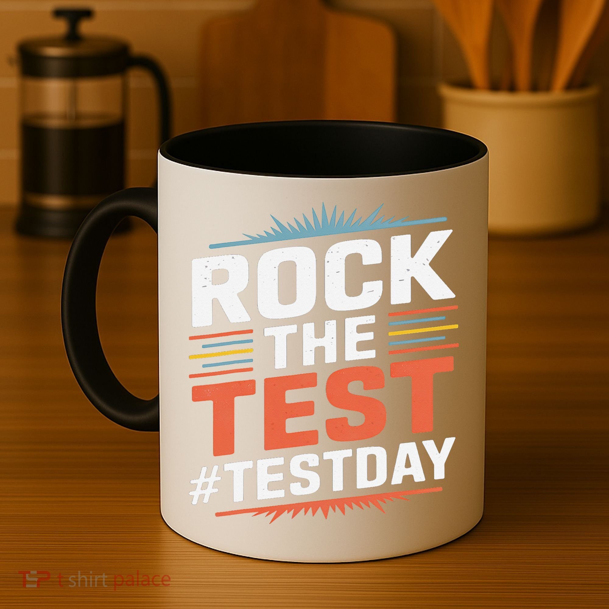 Rock The Test Outfit For Students And Teachers On Exam Day Coffee Mug