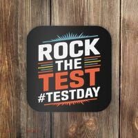 Rock The Test Outfit For Students And Teachers On Exam Day Coaster thumb 0