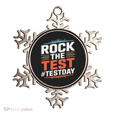 Rock The Test Outfit For Students And Teachers On Exam Day Ornament