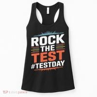 Rock The Test Outfit For Students And Teachers On Exam Day Women's Tank Top thumb 0
