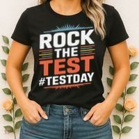 Rock The Test Outfit For Students And Teachers On Exam Day Women's T-Shirt thumb 2