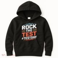 Rock The Test Outfit For Students And Teachers On Exam Day Kids Hoodie thumb 0