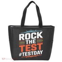 Rock The Test Outfit For Students And Teachers On Exam Day Tote Bag thumb 0