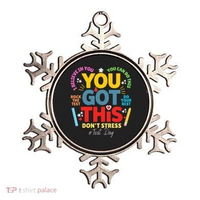 Rock The Test Dont Stress You Got This Teacher Testing Day  Ornament