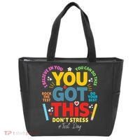 Rock The Test Dont Stress You Got This Teacher Testing Day  Tote Bag thumb 0