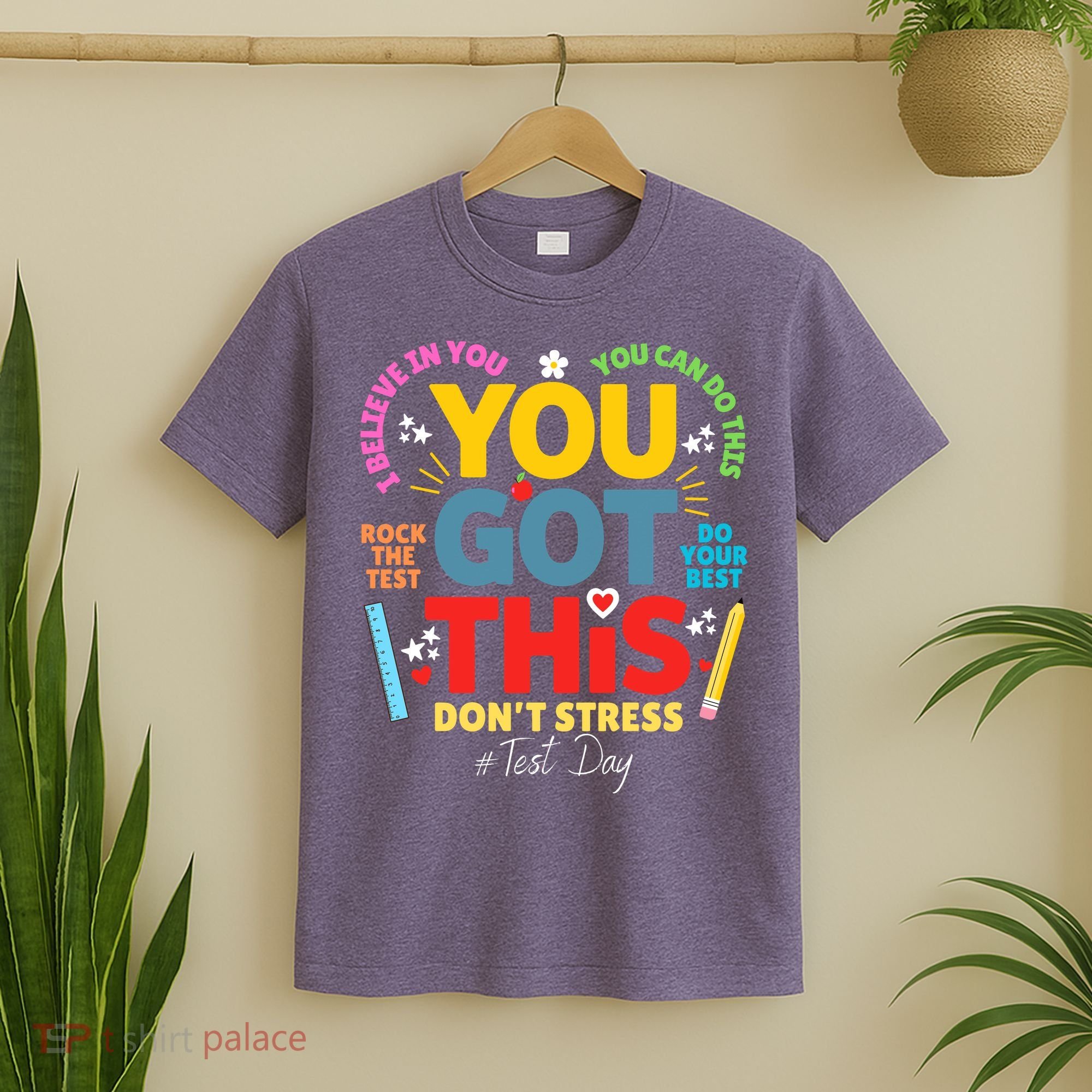 Rock The Test Dont Stress You Got This Teacher Testing Day  T-Shirt