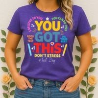 Rock The Test Dont Stress You Got This Teacher Testing Day  Women's T-Shirt thumb 2