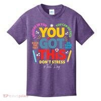 Rock The Test Dont Stress You Got This Teacher Testing Day  Kids T-Shirt thumb 0