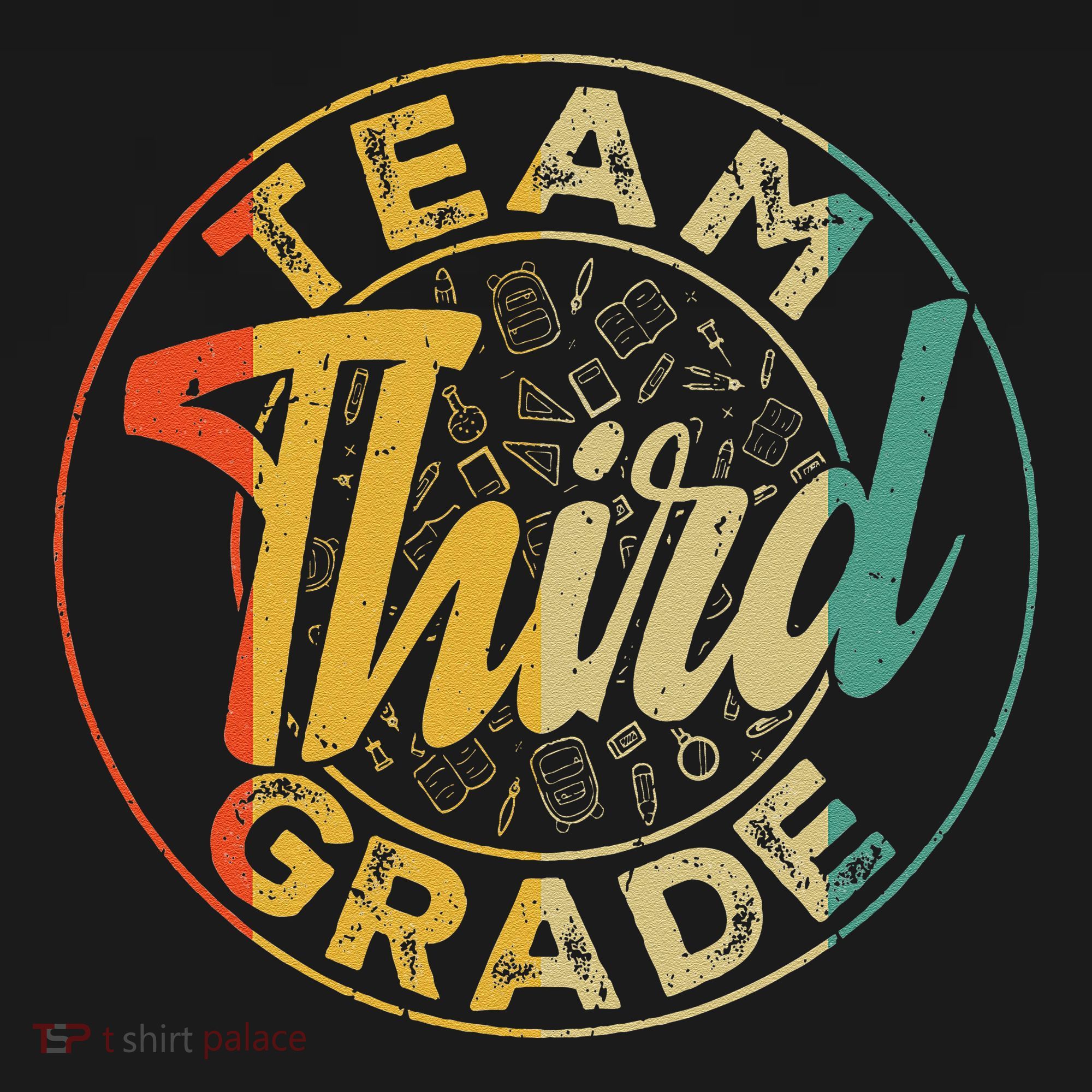 Retro Team Third Grade Back To School First Day Of School Backpack