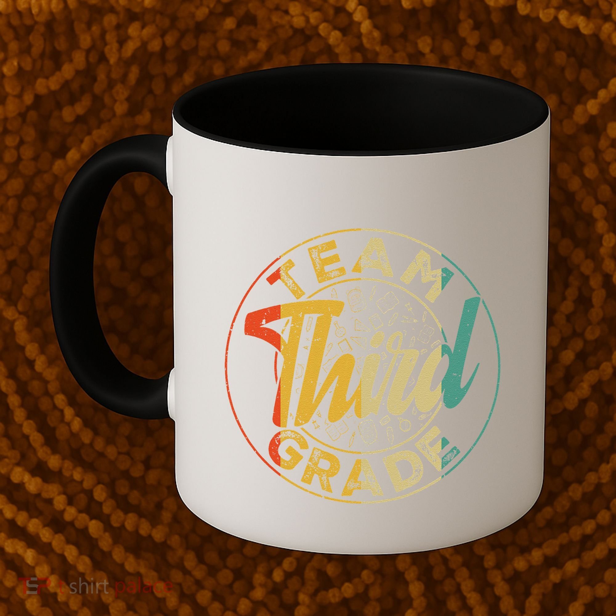 Retro Team Third Grade Back To School First Day Of School Coffee Mug