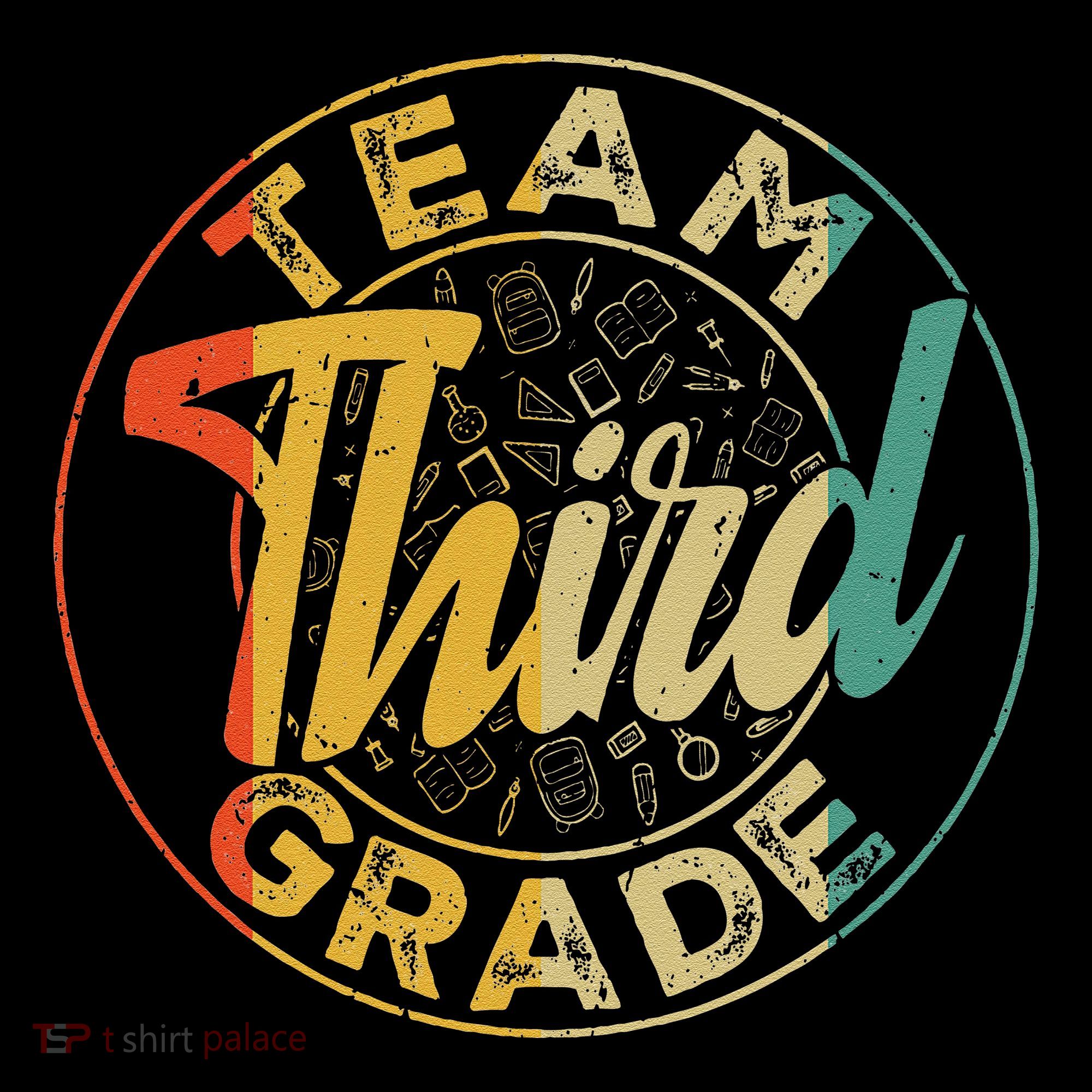 Retro Team Third Grade Back To School First Day Of School Coffee Mug