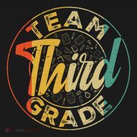 Retro Team Third Grade Back To School First Day Of School Ornament thumb 1