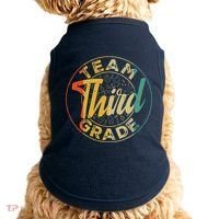 Retro Team Third Grade Back To School First Day Of School Doggie Tank thumb 0