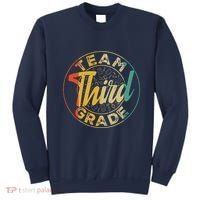Retro Team Third Grade Back To School First Day Of School Sweatshirt thumb 0