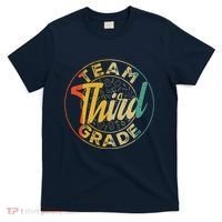 Retro Team Third Grade Back To School First Day Of School T-Shirt thumb 0