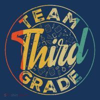 Retro Team Third Grade Back To School First Day Of School Women's Hoodie thumb 2