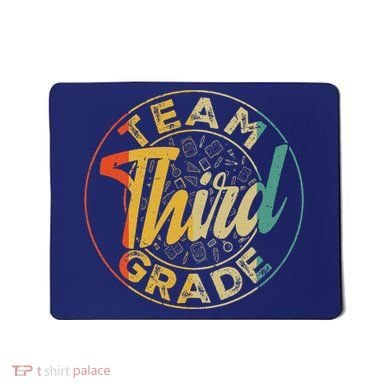 Retro Team Third Grade Back To School First Day Of School Mousepad