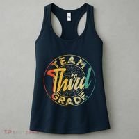Retro Team Third Grade Back To School First Day Of School Women's Tank Top thumb 3