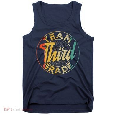 Retro Team Third Grade Back To School First Day Of School Tank Top