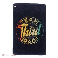 Retro Team Third Grade Back To School First Day Of School Golf Towel thumb 0
