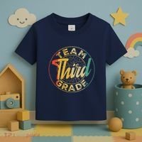 Retro Team Third Grade Back To School First Day Of School Toddler T-Shirt thumb 3