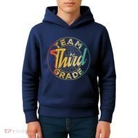 Retro Team Third Grade Back To School First Day Of School Kids Hoodie thumb 4