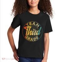 Retro Team Third Grade Back To School First Day Of School Kids T-Shirt thumb 2