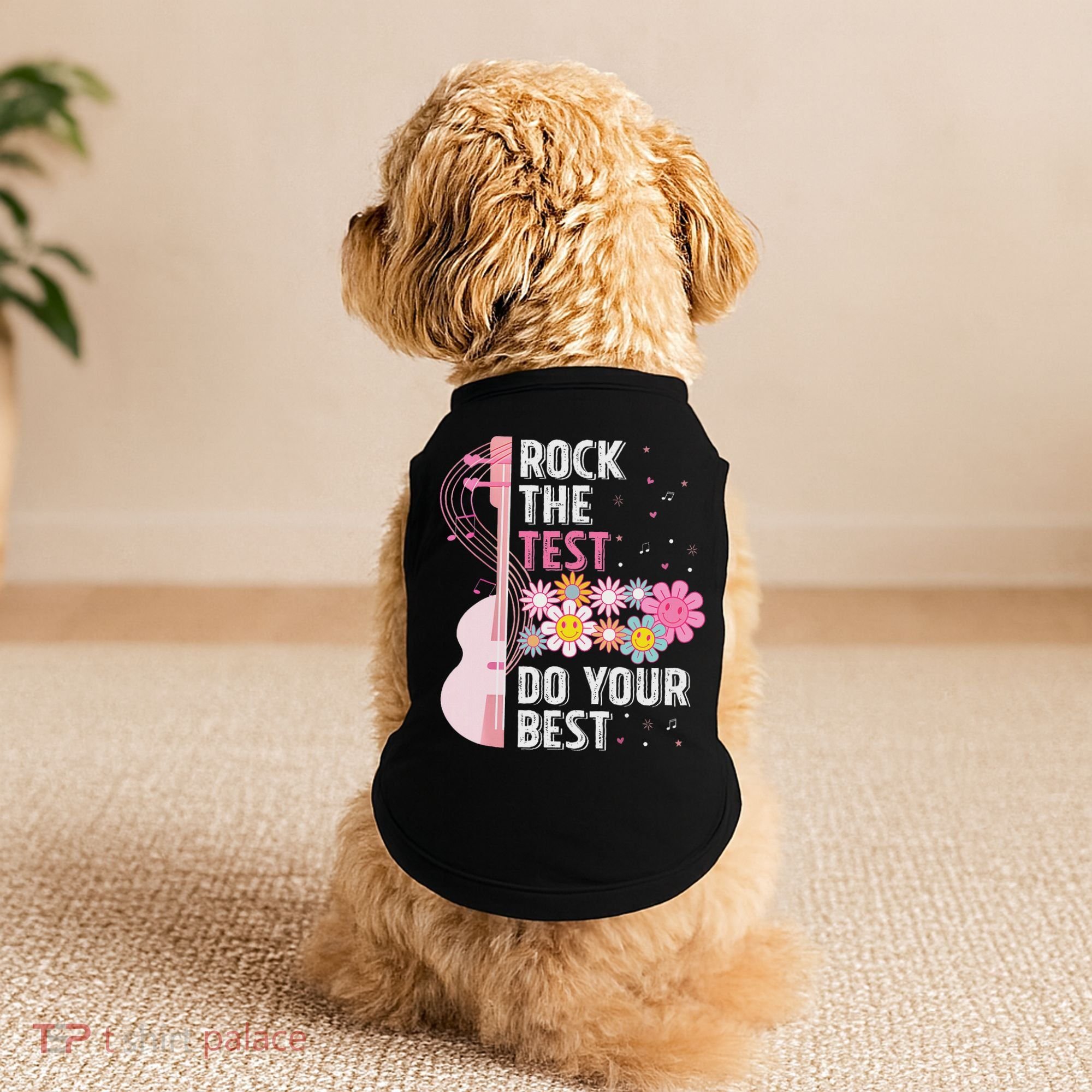 Rock The Test Do Your Best Testing Day Teachers Students Doggie Tank