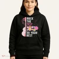 Rock The Test Do Your Best Testing Day Teachers Students Hoodie thumb 5