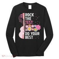 Rock The Test Do Your Best Testing Day Teachers Students Long Sleeve Shirt thumb 0