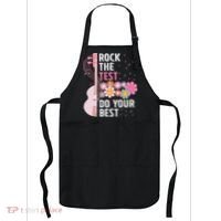 Rock The Test Do Your Best Testing Day Teachers Students Apron thumb 0