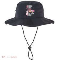 Rock The Test Do Your Best Testing Day Teachers Students Bucket Hat thumb 0