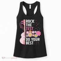 Rock The Test Do Your Best Testing Day Teachers Students Women's Tank Top thumb 0