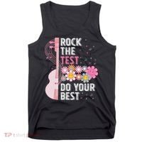 Rock The Test Do Your Best Testing Day Teachers Students Tank Top thumb 0