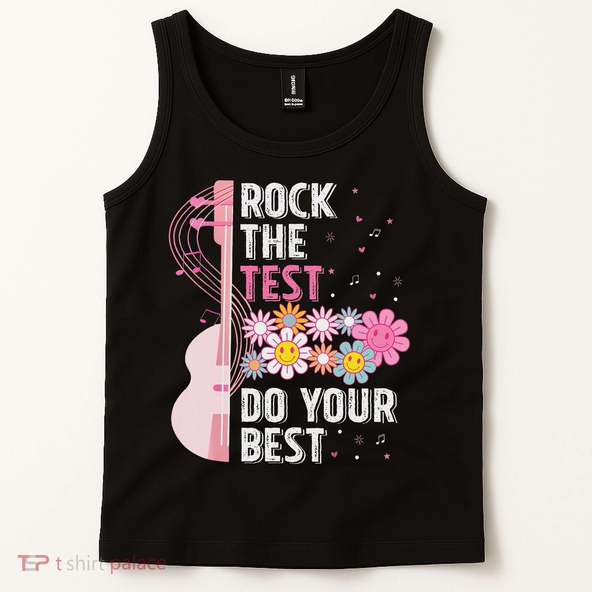 Rock The Test Do Your Best Testing Day Teachers Students Tank Top
