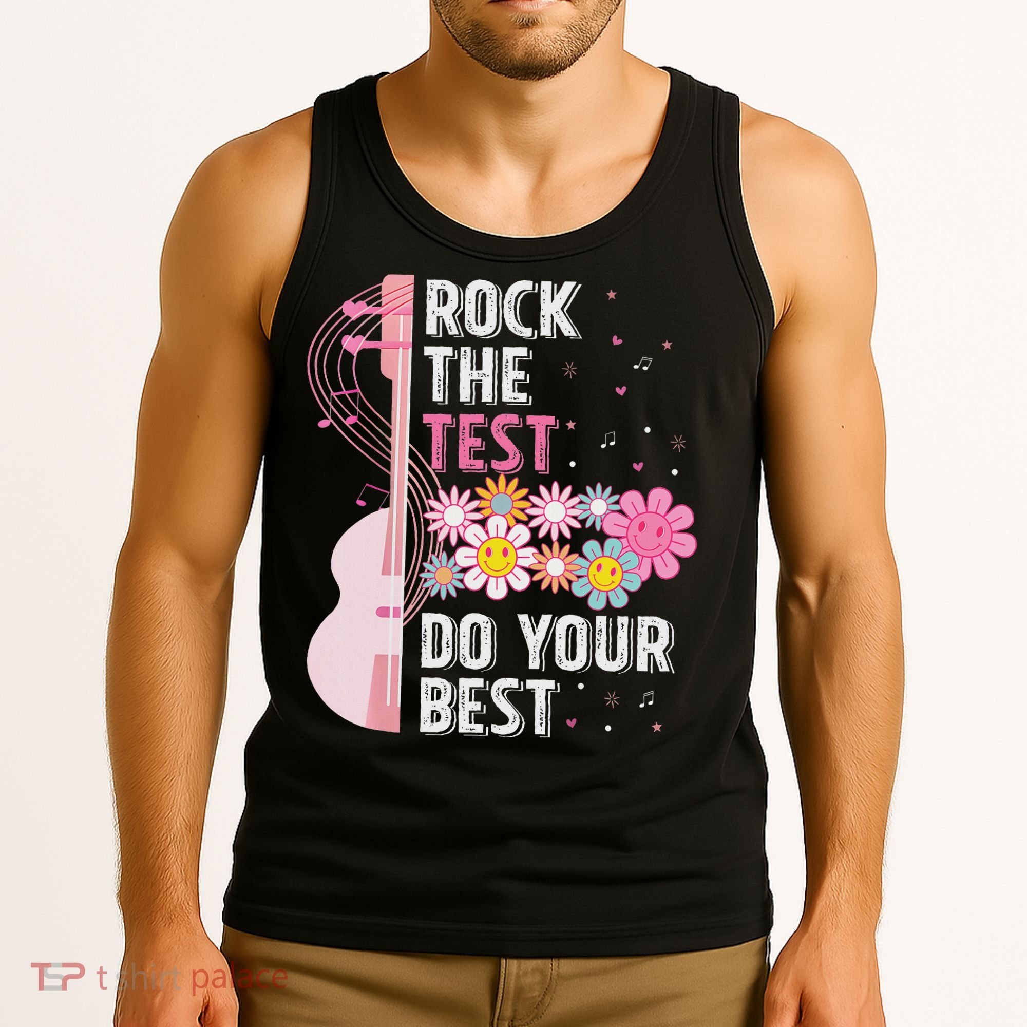 Rock The Test Do Your Best Testing Day Teachers Students Tank Top