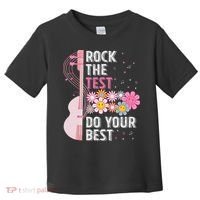 Rock The Test Do Your Best Testing Day Teachers Students Toddler T-Shirt thumb 0