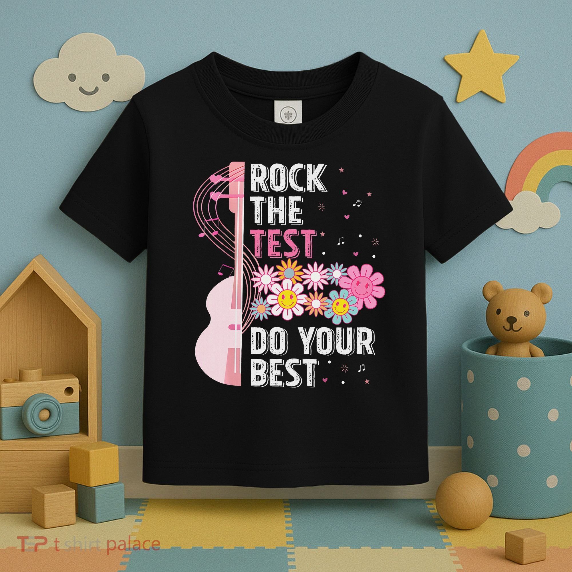 Rock The Test Do Your Best Testing Day Teachers Students Toddler T-Shirt