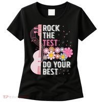 Rock The Test Do Your Best Testing Day Teachers Students Women's T-Shirt thumb 0
