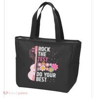 Rock The Test Do Your Best Testing Day Teachers Students Tote Bag thumb 3