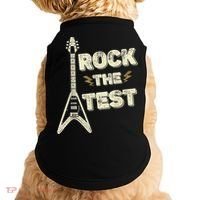 Rock The Test Guitar Teacher Test Day Testing Day Teacher Doggie Tank thumb 0