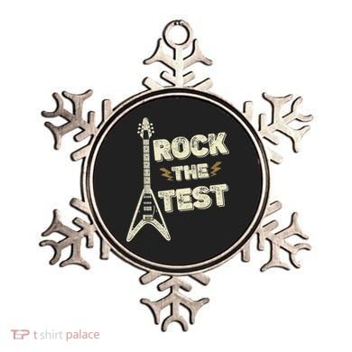 Rock The Test Guitar Teacher Test Day Testing Day Teacher Ornament