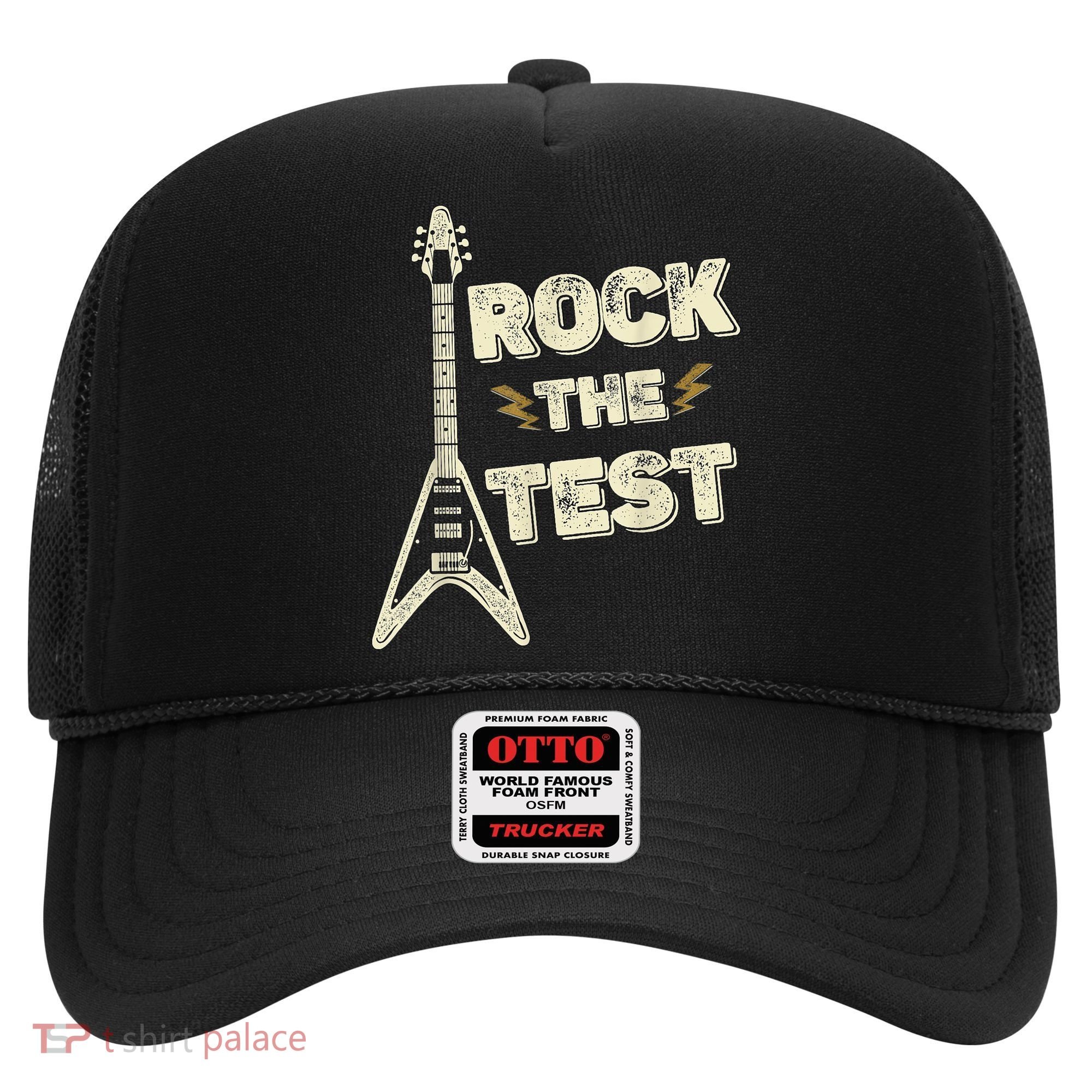 Rock The Test Guitar Teacher Test Day Testing Day Teacher Hat
