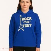 Rock The Test Guitar Teacher Test Day Testing Day Teacher Hoodie thumb 5