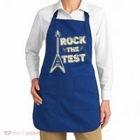 Rock The Test Guitar Teacher Test Day Testing Day Teacher Apron thumb 2