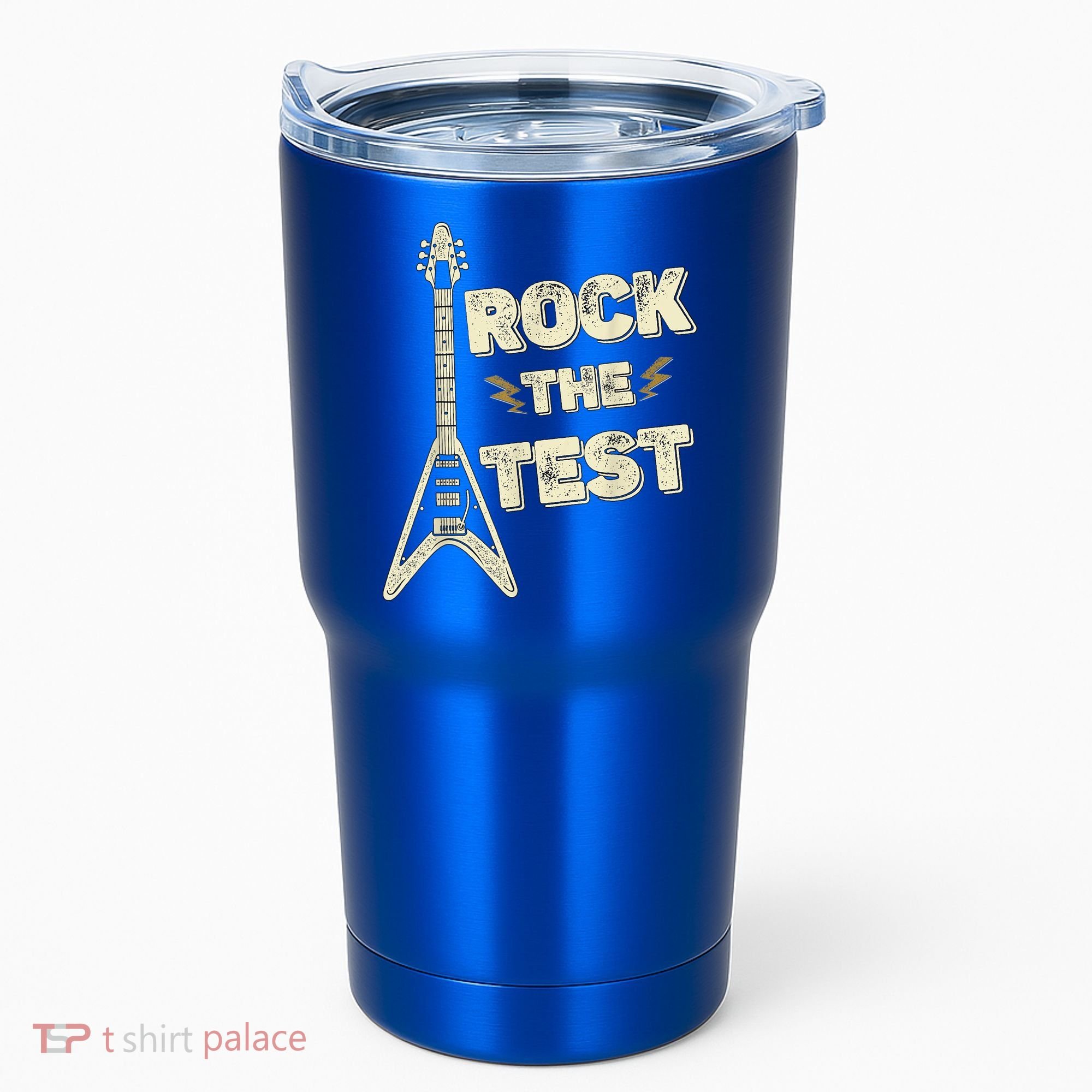 Rock The Test Guitar Teacher Test Day Testing Day Teacher Tumbler