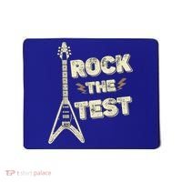 Rock The Test Guitar Teacher Test Day Testing Day Teacher Mousepad thumb 0