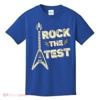 Rock The Test Guitar Teacher Test Day Testing Day Teacher Kids T-Shirt thumb 0